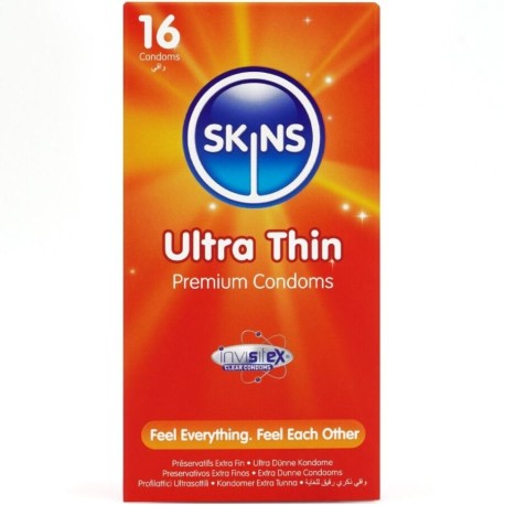 SKINS - ULTRAFINOS PRESERVATIVOS PREMIUM PACK 16