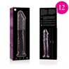 NEBULA SERIES BY IBIZA - MODELO 12 DILDO CRISTAL ROSA 17 CM -O- 3.5 CM