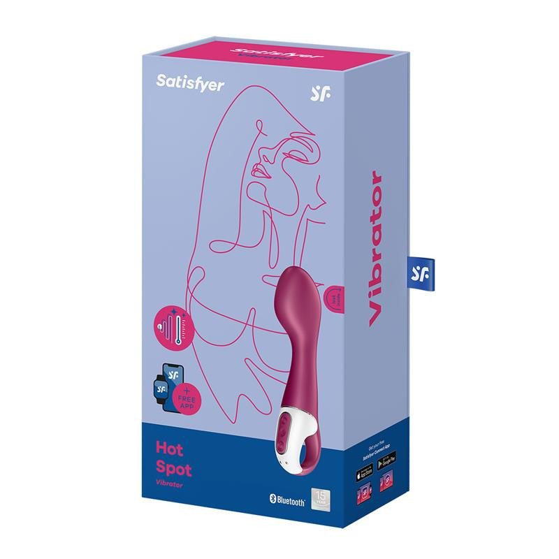 Hot Spot Vibrador con Función de Calor Punto G USB Satisfyer