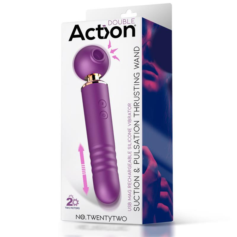 NuevoNo. TwentyTwo Suction & Pulsation Thrusting WandVer más grande Descargar imágenes  ACTION