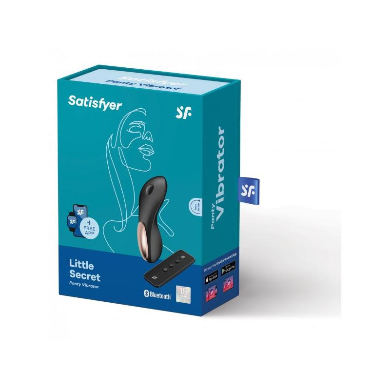 Little Secret Panty Estimulador de Braguita con Control Remoto y APP Satisfyer