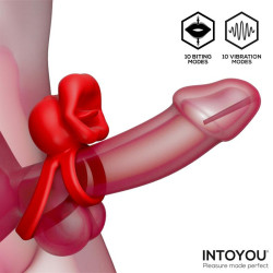 Bittey Anillo Vibrador con Biting - Mordisqueo