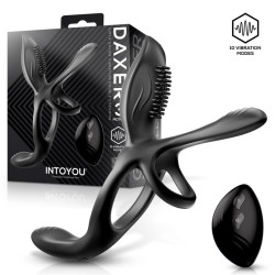 Daxer Doble Anillo para el Pene con Estimulador de Clítoris