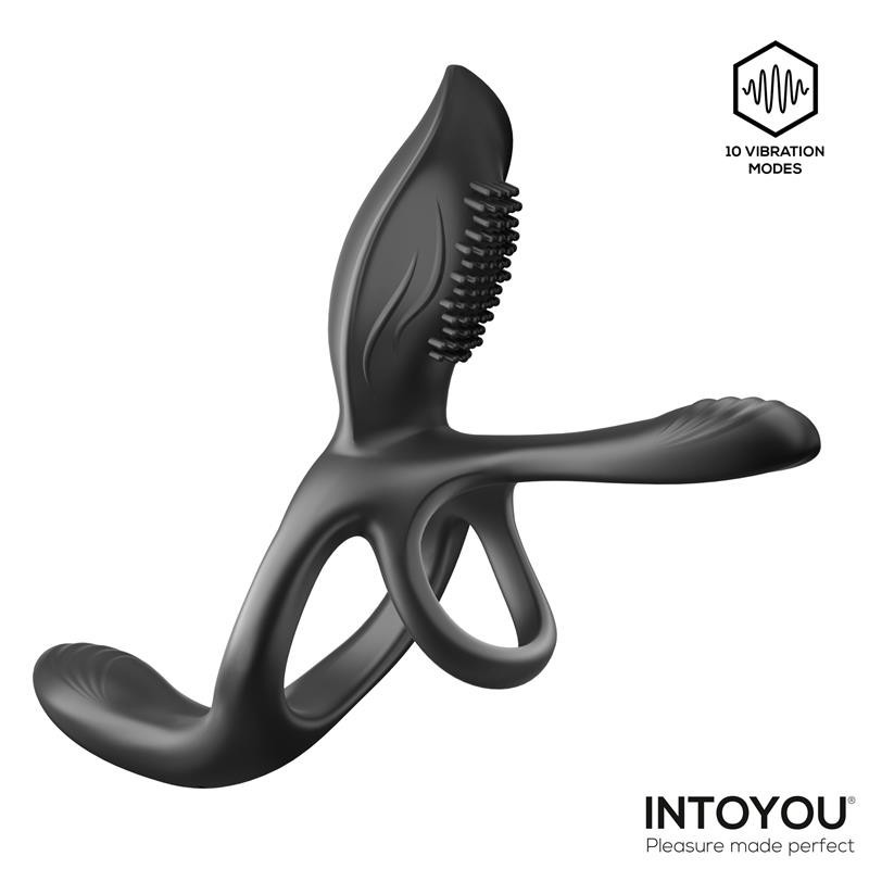 Daxer Doble Anillo para el Pene con Estimulador de Clítoris