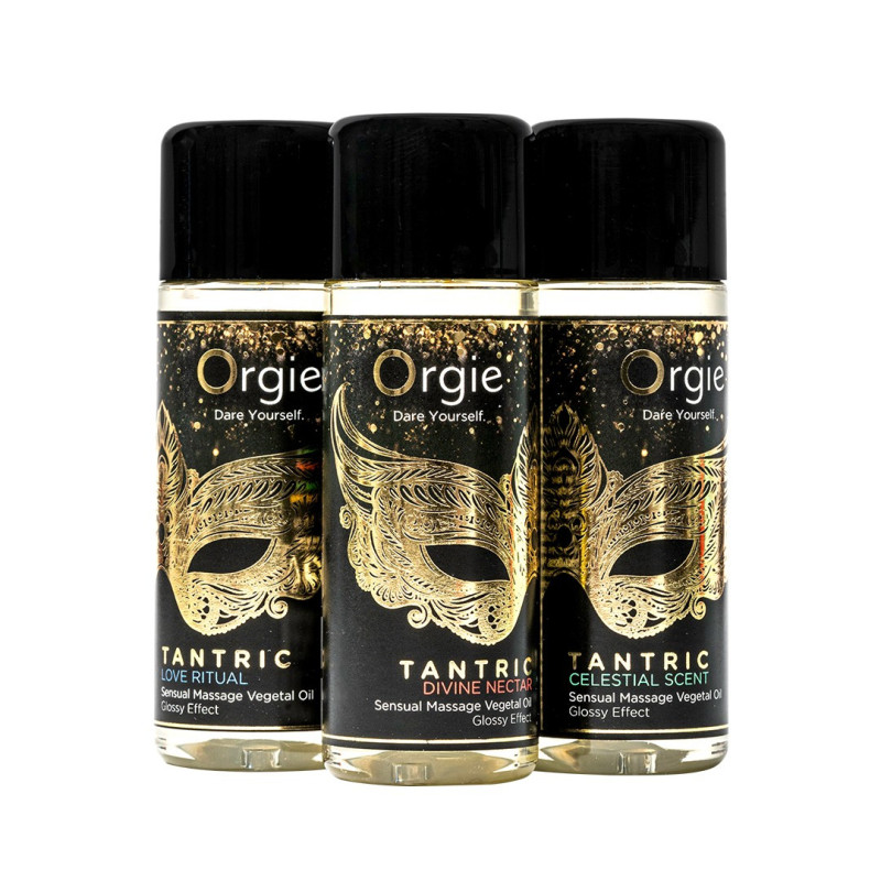 SET DE ACEITES DE MASAJE TANTRIC SENSUAL MINI SIZE 3X30ML