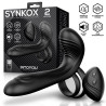 Synkox Girth Gainer con Doble Anillo para el Pene con Vibración