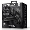 Synkox Girth Gainer con Doble Anillo para el Pene con Vibración