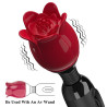 Flower Wand Cabezal para Masajeador Power Wand Rojo
