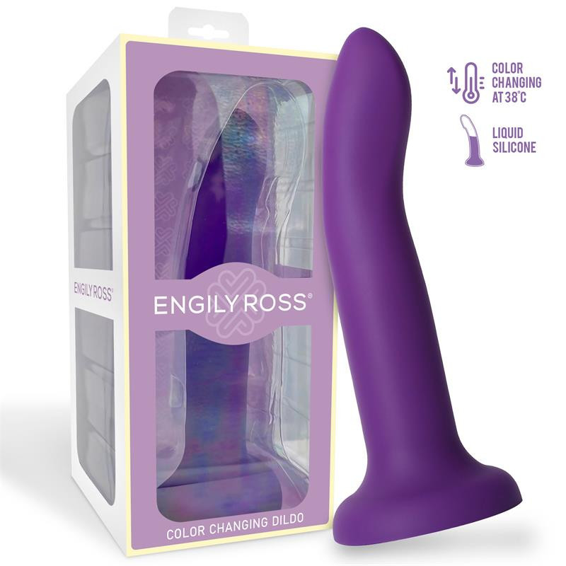 DILDO CON VENTOSA COLOR DEGRADO 13.6 CM