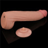 Dildo Dual Layer Piel Retractil 12"