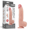 Dildo Dual Layer Piel Retractil 12"