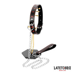 LATETOBED BDSM LINE Collar con Correa 52 cm