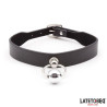LATETOBED BDSM LINE Collar con Cascabel y Correa