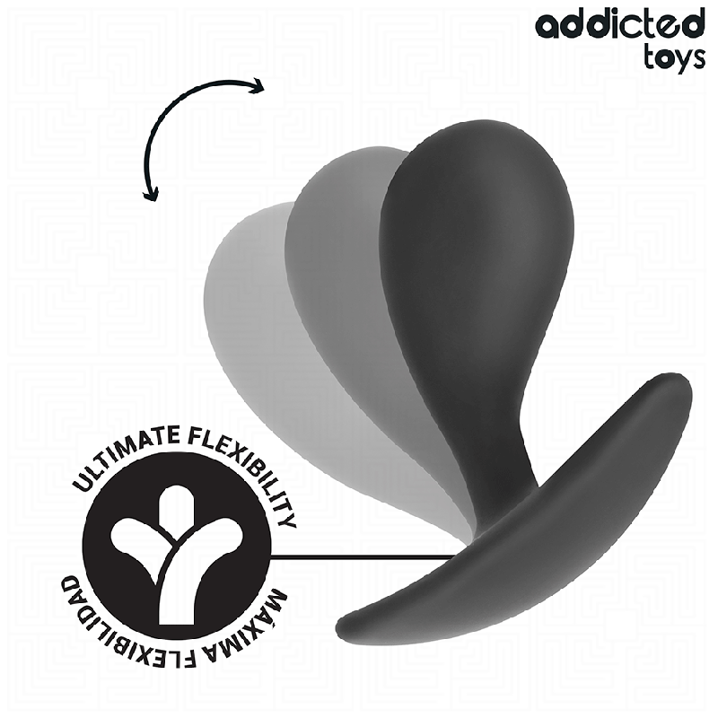 ADDICTED TOYS - SET DE 3 PLUG ANAL SILICONA MODELO 3