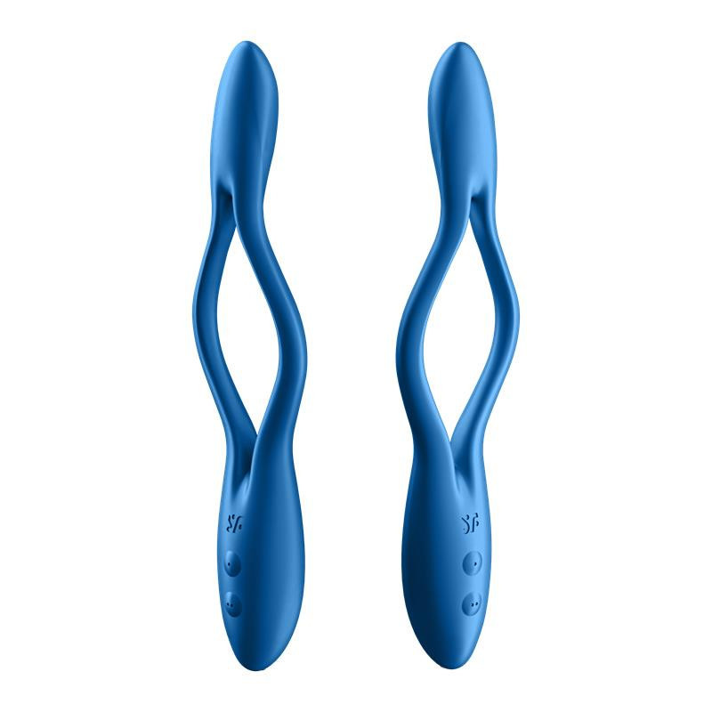 SATISFYER - ELASTIC GAME MULTI VIBRADOR AZUL