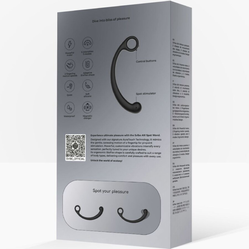 AXI VARITA DE MASAJE VIBRADORA NEGRO