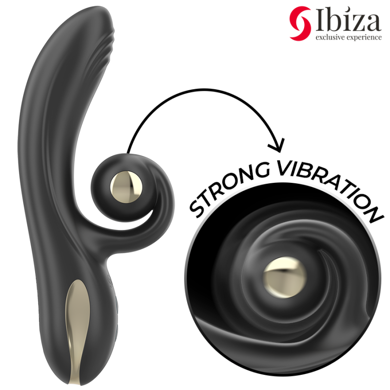 Vibrador Twister Con Estimulador Curve Y Vibro-Rotación