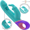 VIBRADOR RABBIT CON ESTIMULADOR ROTATORIO DEL PUNTO G AZUL INTENSE