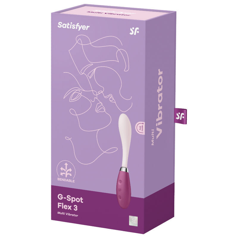 VIBRADOR G-SPOT FLEX 3 ROSA - Satisfyer