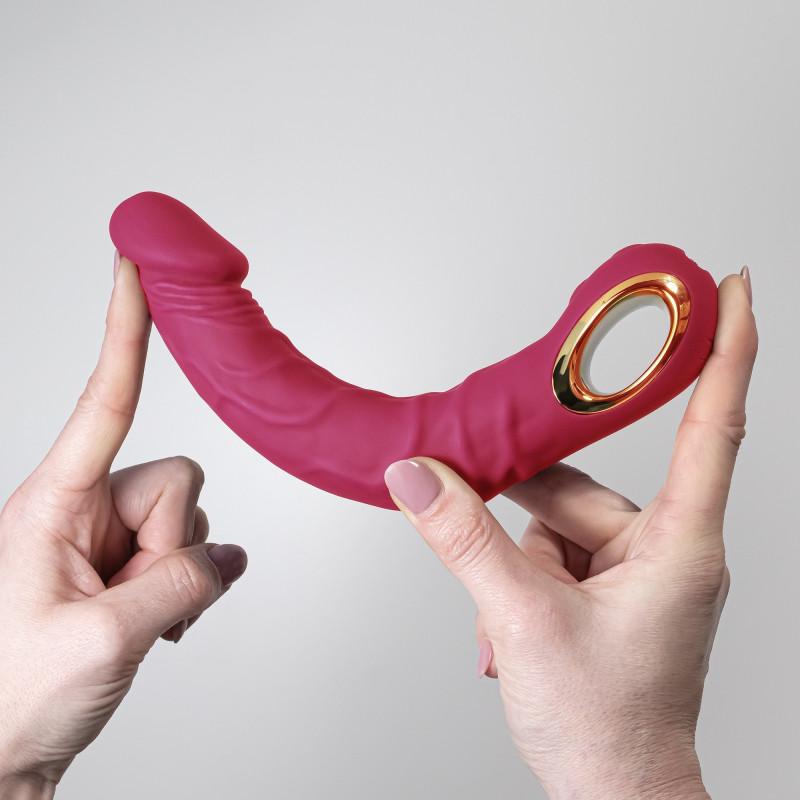 VIBRADOR FLEXIBLE MAGNUS BEND ROSA
