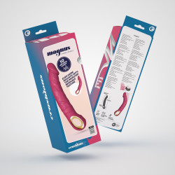 VIBRADOR FLEXIBLE MAGNUS BEND ROSA