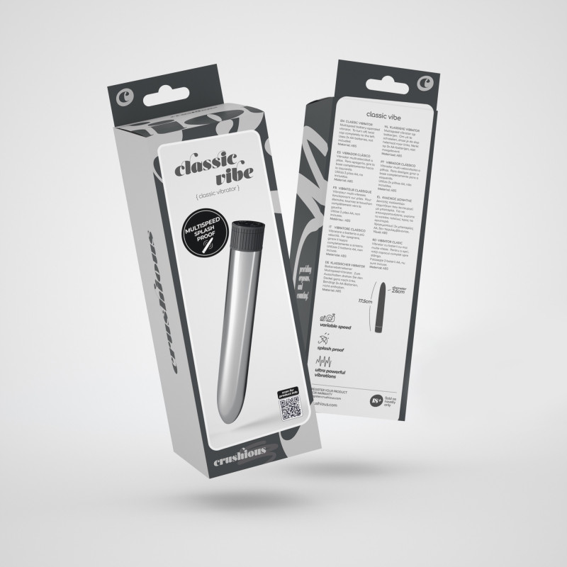 Vibrador Classic Vibe plateado