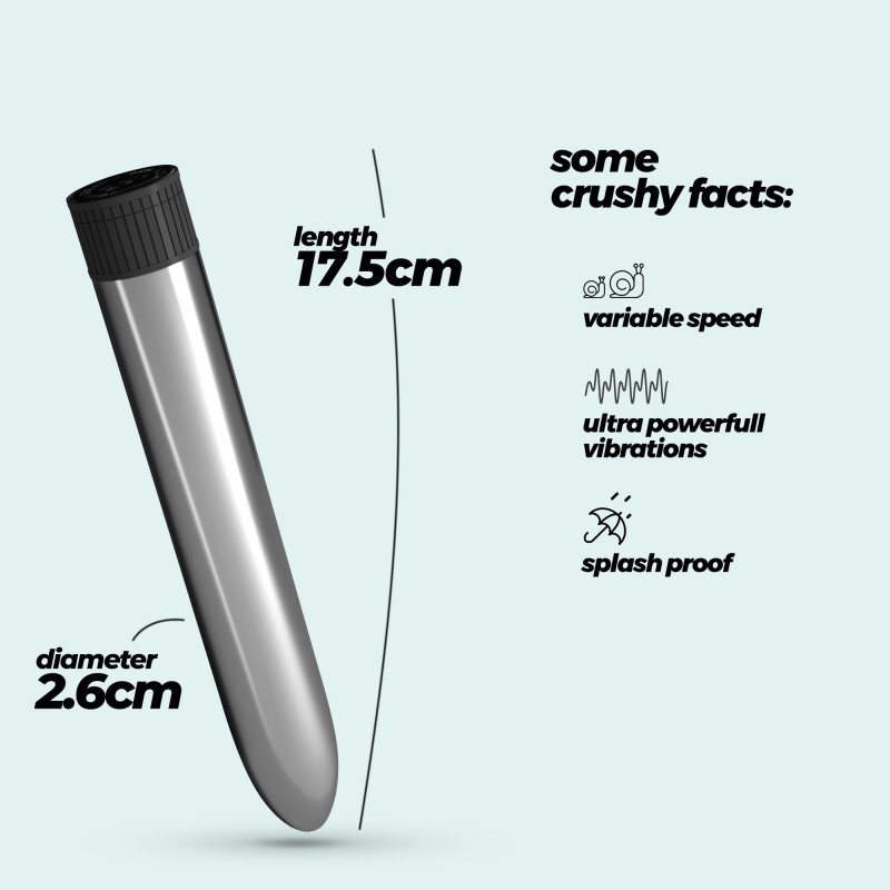 Vibrador Classic Vibe plateado