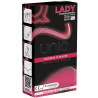 Uniq - Lady Condom Preservativos Femeninos Con Liguero Sin Latex 3 Unidades