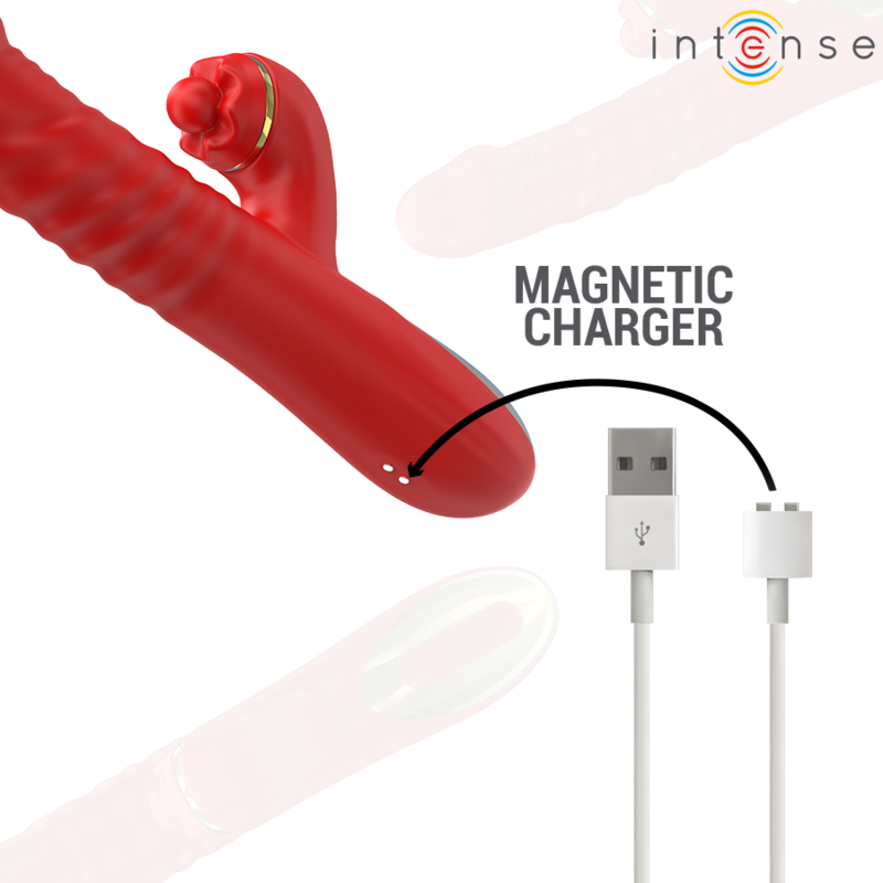 THALIA VIBRACIÓN &amp; EMPUJE &amp; ESTIMULACIÓN ROJO