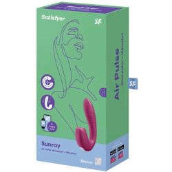Sunray Estimulador Y Vibrador App Rojo Satisfyer