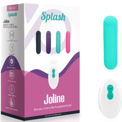 Splash Joline Bala Vibradora Silicona Control Remoto 10 Vibraciones 6,5 X 1,5 Cm Verde