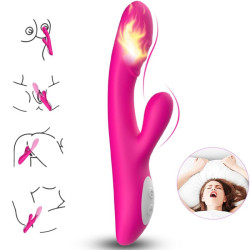 Spark Vibrador Efecto Calor Fucsia