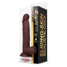 Slidy Dildo Realista Dual Layer Retráctil y Orientable 8"