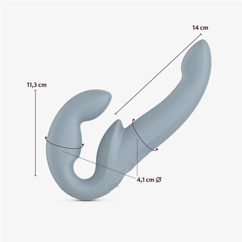 Share Vibe Pro Vibrador Doble Cool Gris