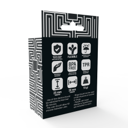 Set 3 anillos pene negro