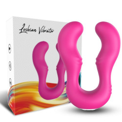Seraph Vibrador Doble Control Remoto Fucsia