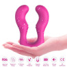 Seraph Vibrador Doble Control Remoto Fucsia