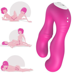 Seraph Vibrador Doble Control Remoto Fucsia