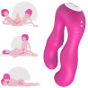 Seraph Vibrador Doble Control Remoto Fucsia