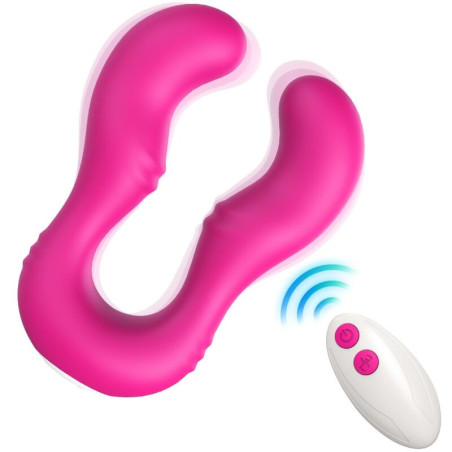 Seraph Vibrador Doble Control Remoto Fucsia