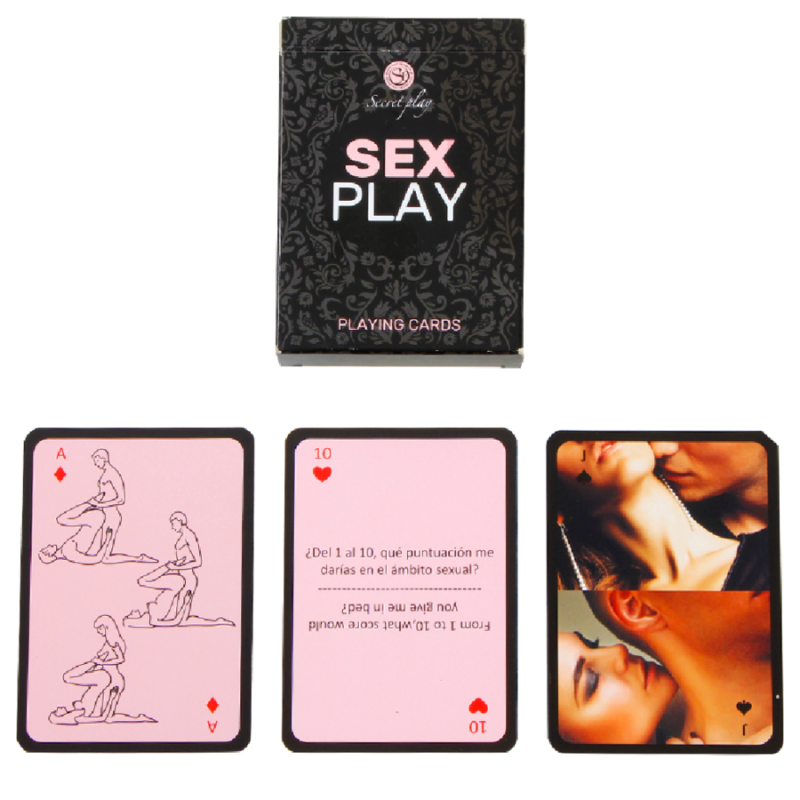 Secret Play Juego "Sex Play" Playing Cards