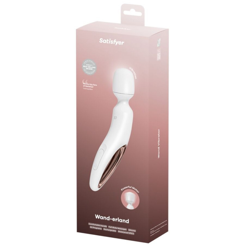 SATISFYER Wand-erland Vibrador de Varita Blanco