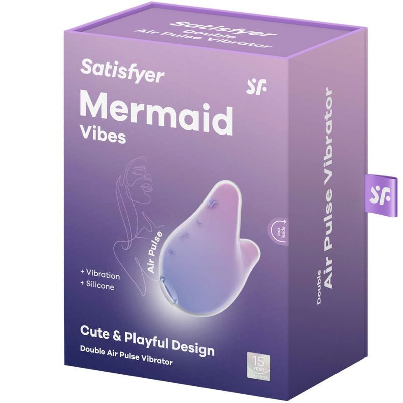 SATISFYER Succionador de Clítoris Mermaid Vibes Violeta y Rosa