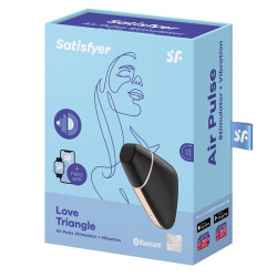 SATISFYER Succionador de Clítoris Love Triangle Negro