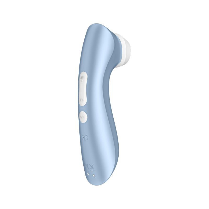 SATISFYER Pro 2+ Succionador con Vibración Azul