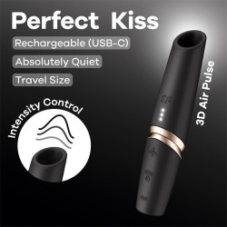 SATISFYER PERFECT KISS BLACK