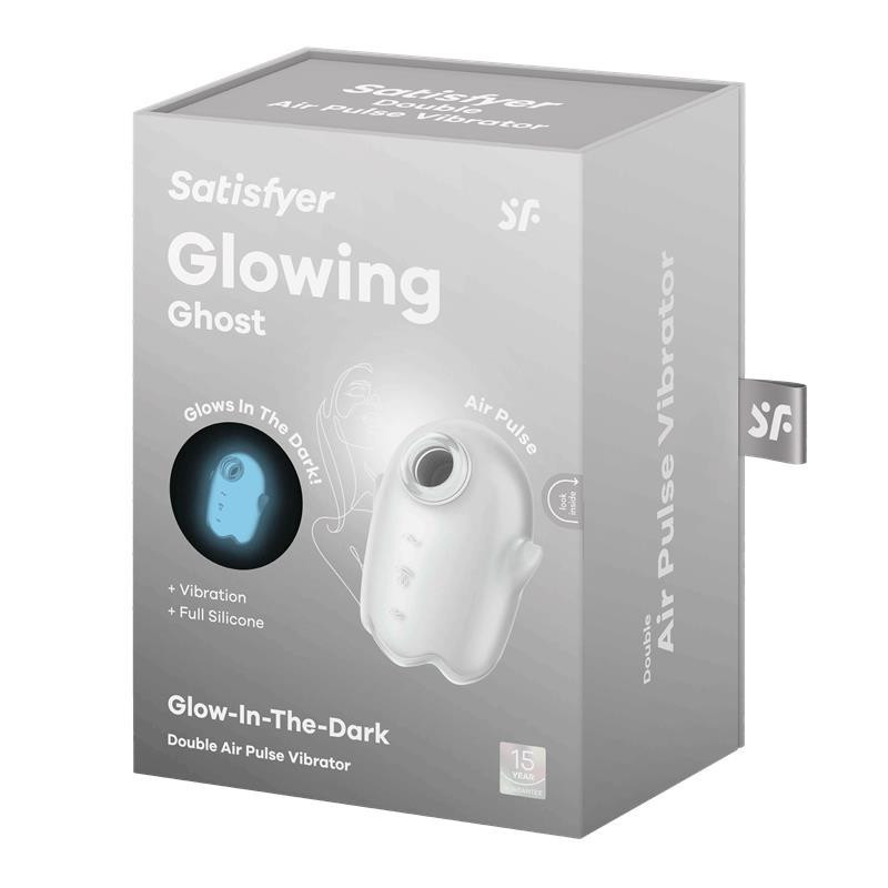SATISFYER Glowing Ghost Succionador Brilla en la Oscuridad