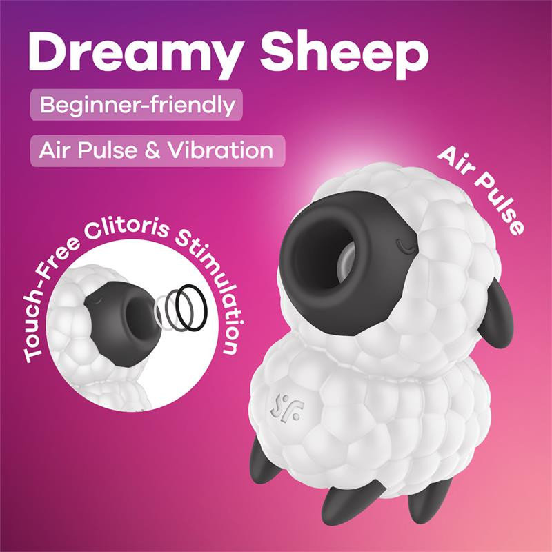 SATISFYER Dreamy Sheep Succionador con Vibración
