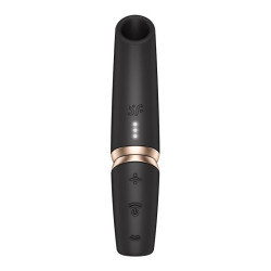 SATISFYER - PERFECT KISS ESTIMULADOR CLÍTORIS POR ONDAS NEGRO / DORADO