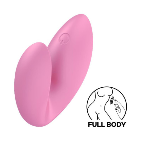 SATISFYER - LOVE RIOT VIBRADOR DEDAL ROSA